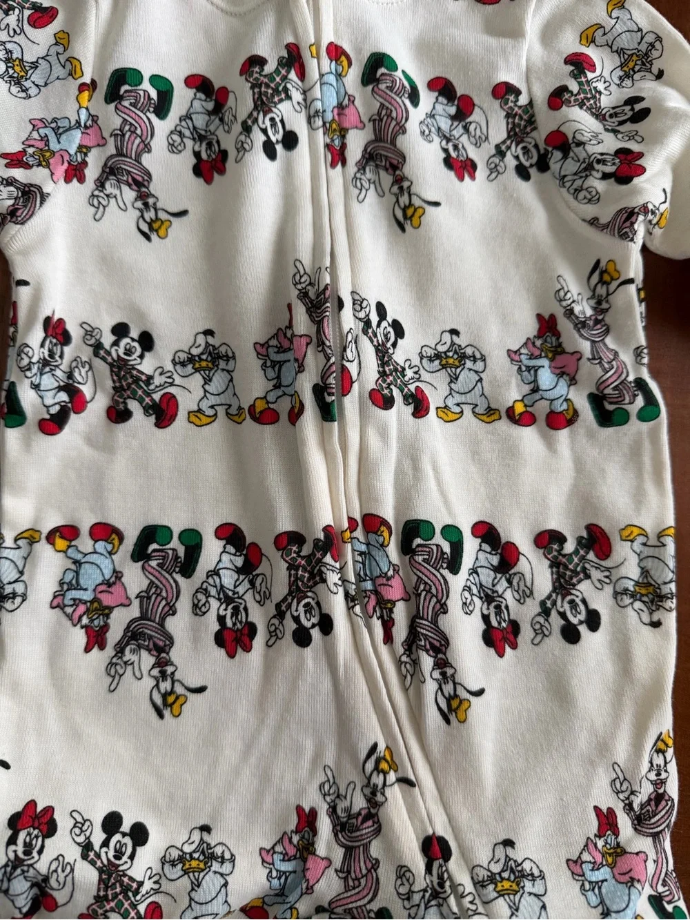 Like new never worn! Footie with Disney Character Print Old Navy 3-6 months